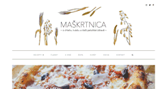 Desktop Screenshot of maskrtnica.cz